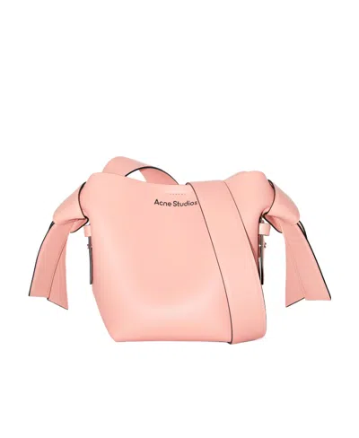 Acne Studios Mini Musubi Shoulder Bag In Pink