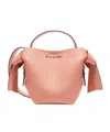 Acne Studios Musubi Salmon Pink Calf Leather Mini Bag In Pink