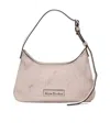Acne Studios Mini Platt Leather Shoulder Bag In Nude