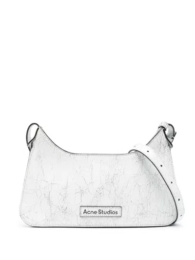 Acne Studios Mini Platt Shoulder Bag In 白色