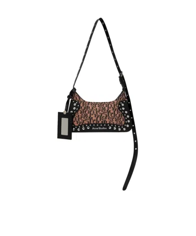 Acne Studios Mini Platt Shoulder Bag In Black