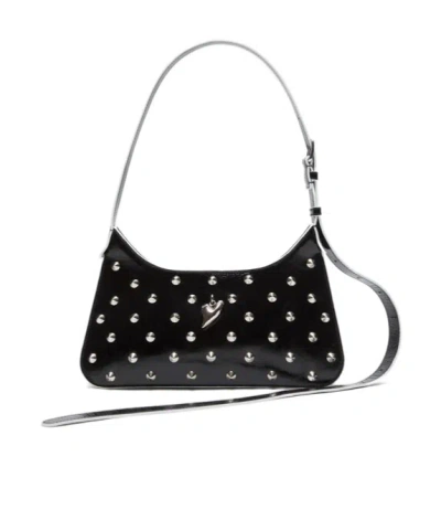 Acne Studios Mini Platt Shoulder Bag In Black