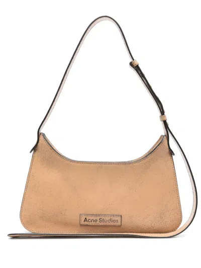 Acne Studios Mini Platt Shoulder Bag In Neutrals