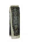 Acne Studios Mini Scarf In Beigeblack