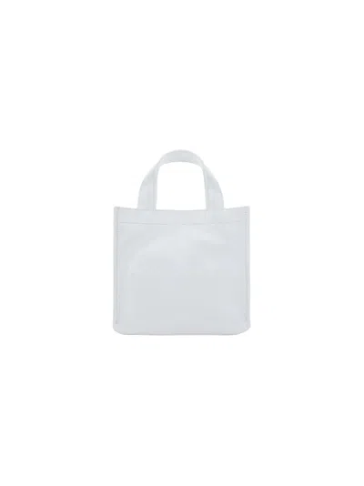 Acne Studios Embossed-logo Tote Bag In White