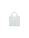 Acne Studios Logo-embossed Mini Faux-leather Tote Bag In White