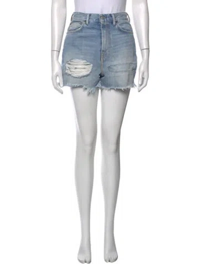 Pre-owned Acne Studios Mini Shorts In Blue