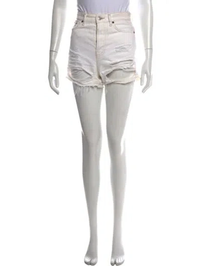 Pre-owned Acne Studios Mini Shorts In Neutrals