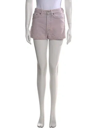 Pre-owned Acne Studios Mini Shorts In Purple