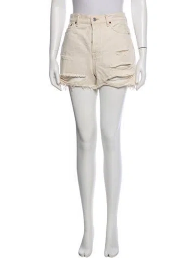 Pre-owned Acne Studios Mini Shorts In White