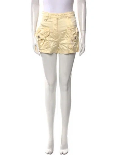 Pre-owned Acne Studios Mini Shorts In Yellow