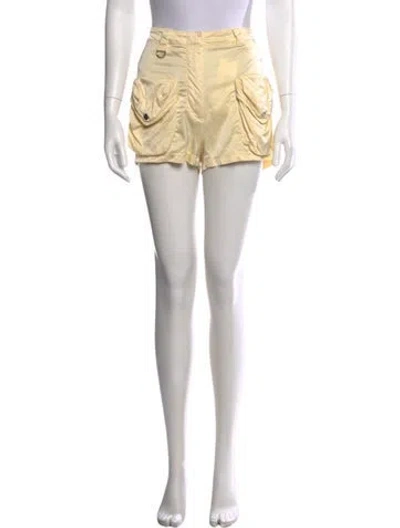 Pre-owned Acne Studios Mini Shorts In Yellow