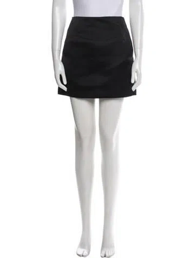 Pre-owned Acne Studios Mini Skirt In Black