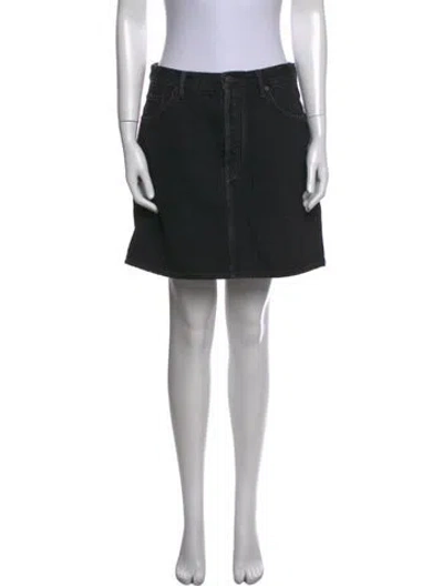Pre-owned Acne Studios Mini Skirt In Black