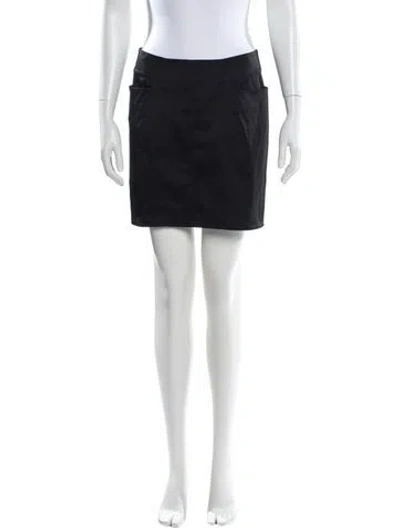 Pre-owned Acne Studios Mini Skirt In Black