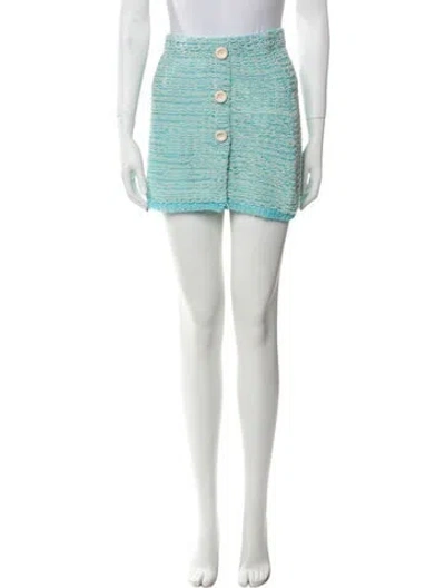 Pre-owned Acne Studios Mini Skirt In Blue