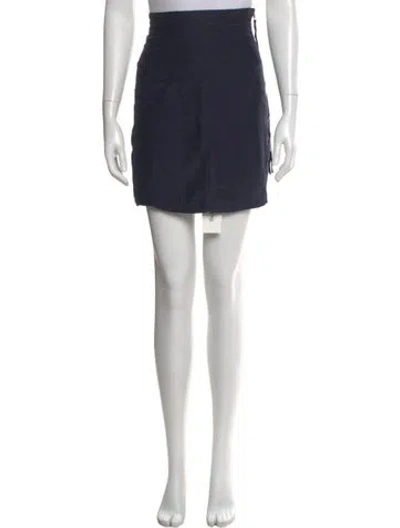 Pre-owned Acne Studios Mini Skirt In Blue