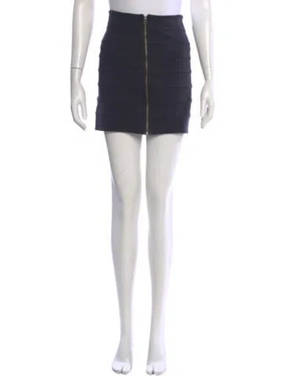 Pre-owned Acne Studios Mini Skirt In Blue