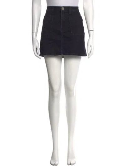 Pre-owned Acne Studios Mini Skirt In Blue