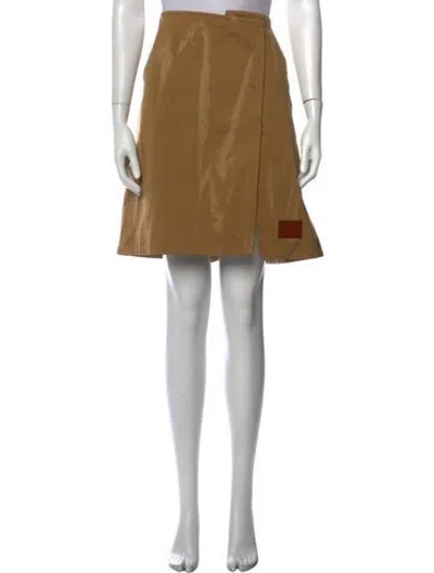 Pre-owned Acne Studios Mini Skirt In Brown