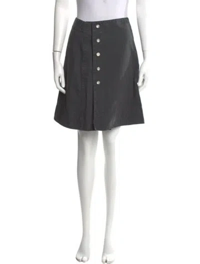 Pre-owned Acne Studios Mini Skirt In Gray