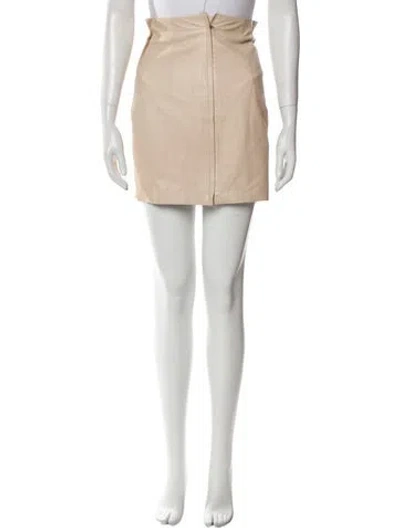 Pre-owned Acne Studios Mini Skirt In Neutral