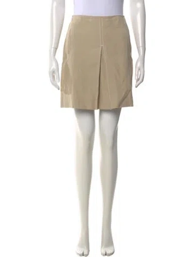 Pre-owned Acne Studios Mini Skirt In Neutral