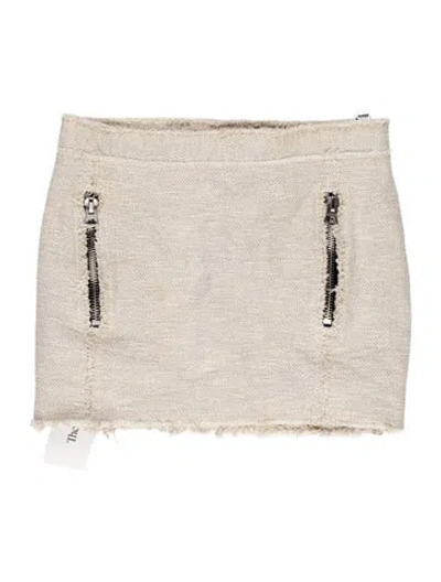 Pre-owned Acne Studios Mini Skirt In Neutral