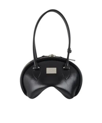 ACNE STUDIOS ACNE STUDIOS BOWLINA LOGO PLAQUE MINI SHOULDER BAG