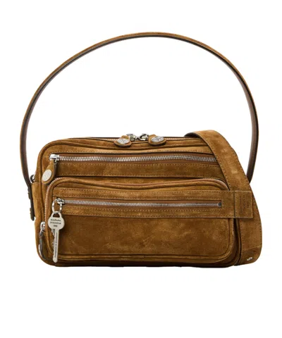 Acne Studios Minimalist Shoulder Bag In Brown