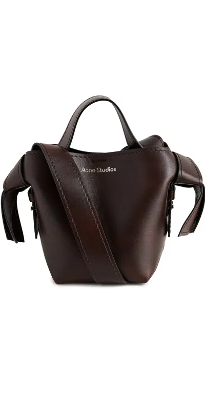 Acne Studios Misubi Mini Shoulder Bag Dark Brown