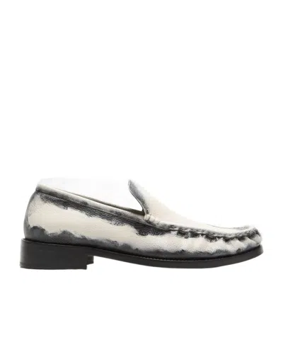 Acne Studios Mocassins En Cuir In Multi
