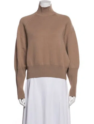 Pre-owned Acne Studios Mock Neck Long Sleeve Sweatshirt In Neutral