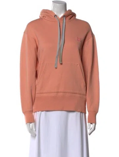 Pre-owned Acne Studios Mock Neck Long Sleeve Sweatshirt In Pink