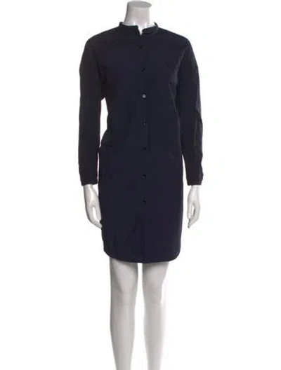 Pre-owned Acne Studios Mock Neck Mini Dress In Black