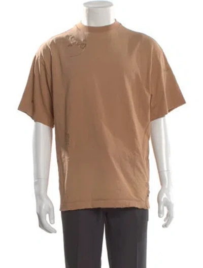 Pre-owned Acne Studios Mock Neck Short Sleeve T-shirt In Neutral