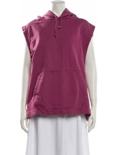 Pre-owned Acne Studios Mock Neck Sleeveless Sweatshirt In Pink