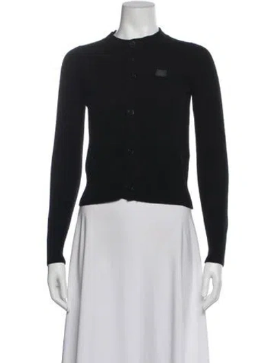 Pre-owned Acne Studios Mock Neck Sweater In Black