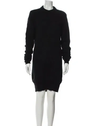 Pre-owned Acne Studios Mock Neck Sweater In Black