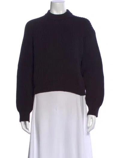 Pre-owned Acne Studios Mock Neck Sweater In Black