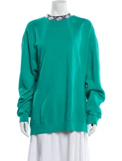 Pre-owned Acne Studios Mock Neck Sweater In Blue
