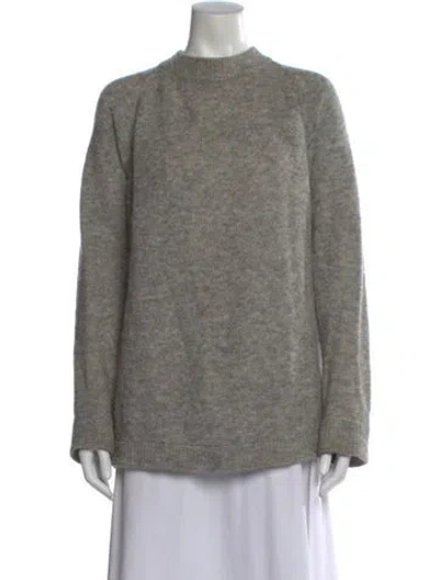 Pre-owned Acne Studios Mock Neck Sweater In Gray