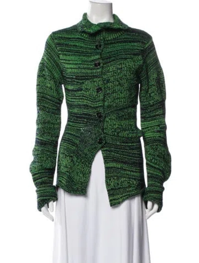 Pre-owned Acne Studios Mock Neck Sweater In Green