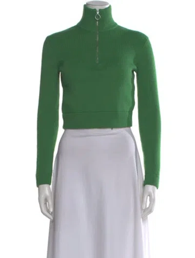 Pre-owned Acne Studios Mock Neck Sweater In Green
