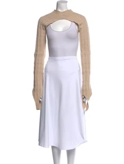 Pre-owned Acne Studios Mock Neck Sweater In Neutral