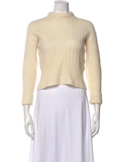 Pre-owned Acne Studios Mock Neck Sweater In Neutral