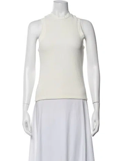 Pre-owned Acne Studios Mock Neck Sweater In Neutral