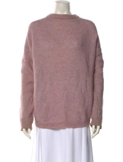 Pre-owned Acne Studios Mock Neck Sweater In Pink
