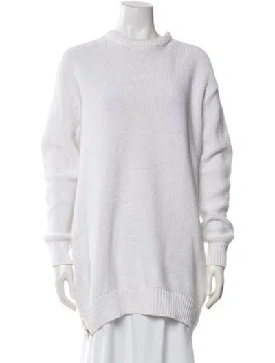 Pre-owned Acne Studios Mock Neck Sweater In White