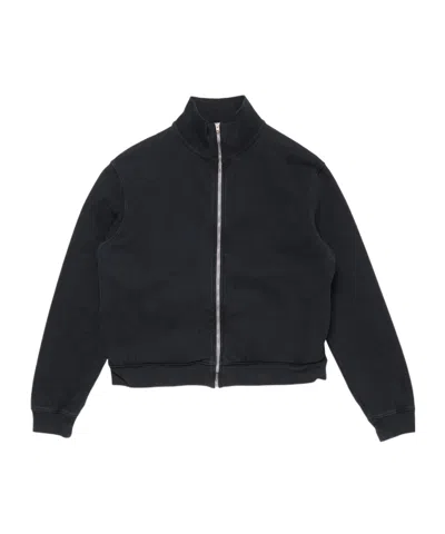 ACNE STUDIOS MOCK-NECK ZIP-UP SWEATSHIRT